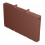 Вентиляционная коробочка TERMOCLIP (красно-коричневый цвет), коробка - 1