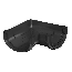 ТН ОПТИМА угол желоба 90° (D120/80), черный, шт - 5
