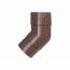 ТН ПВХ 125/82 мм, колено трубы 135°, коричневый, шт. - 3