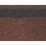 Коньки-карнизы SHINGLAS Рубин 253х1003 мм (20 гонтов, 20 пог.м, 5 кв.м) - 2