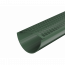 ТН ПВХ 125/82 мм, водосточный желоб пластиковый (1,5 м), зеленый, шт. - 4