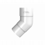 ТН ПВХ 125/82 мм, колено трубы 135°, белый, шт. - 2