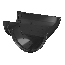 ТН угол желоба 90° (D125/82), черный, шт. - 1