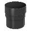 ТН ОПТИМА муфта трубы (D120/80), черный, шт - 1