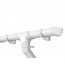 ТН ОПТИМА колено трубы 135° (D120/80), белый, шт - 2