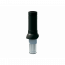 Вент. выход изолир. D125/160, H=700 мм, черный - 1