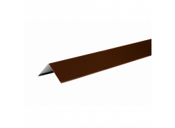 ТЕХНОНИКОЛЬ HAUBERK, уголок металлический внешний, полиэстер, RAL 8017 коричневый, 2 м, шт.