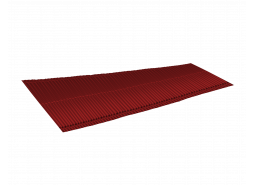 LUXARD Ребристый желобок для обустройства ендовы 1,5 м, красный, шт.